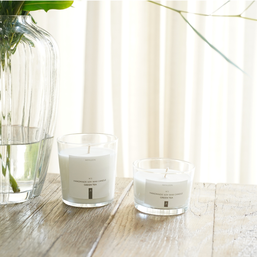 נר סויה ריחני GREEN TEA