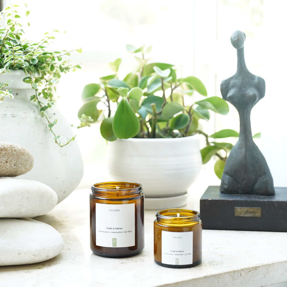 נר סויה ריחני PURE & FRESH