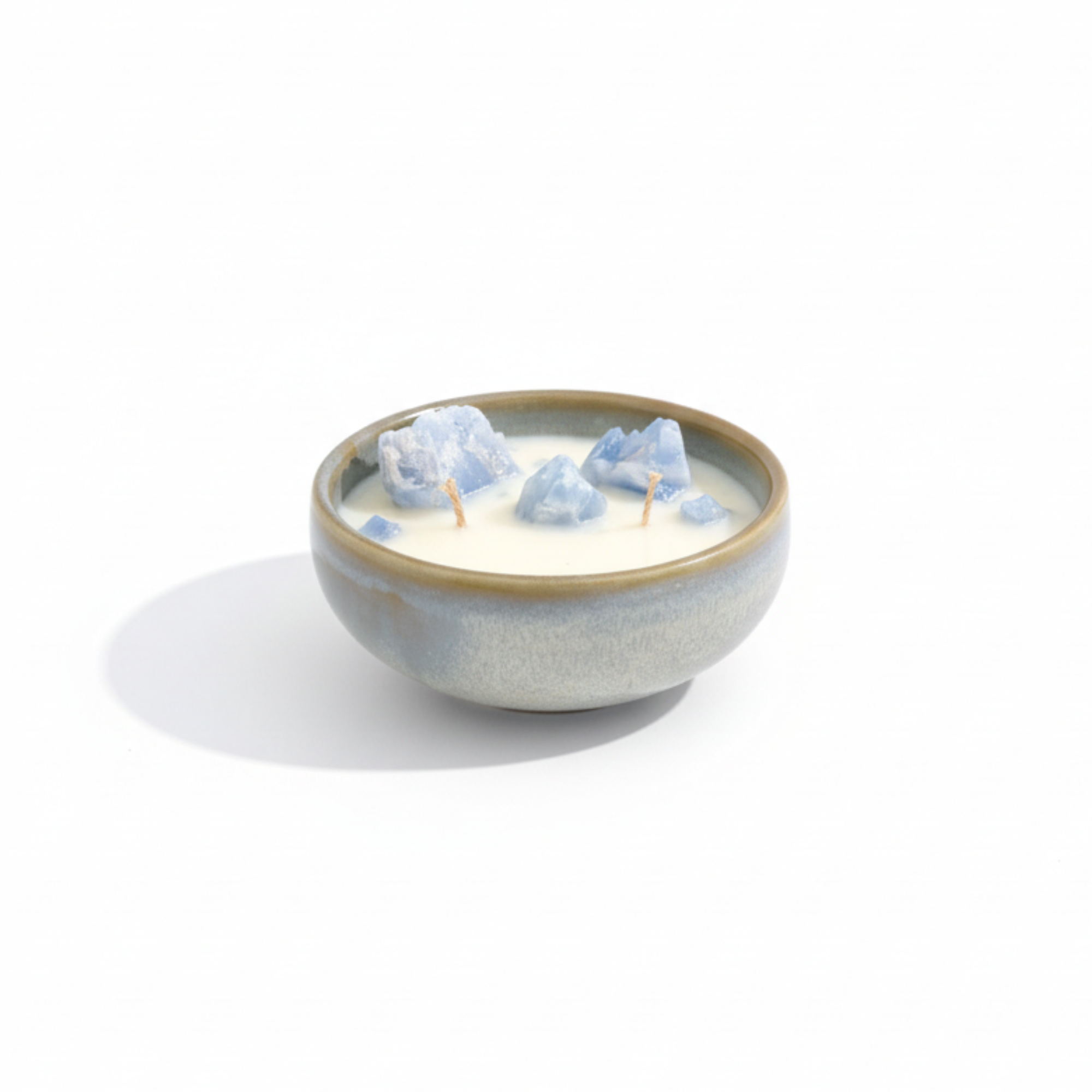 נר קלציט כחול | פורצלן