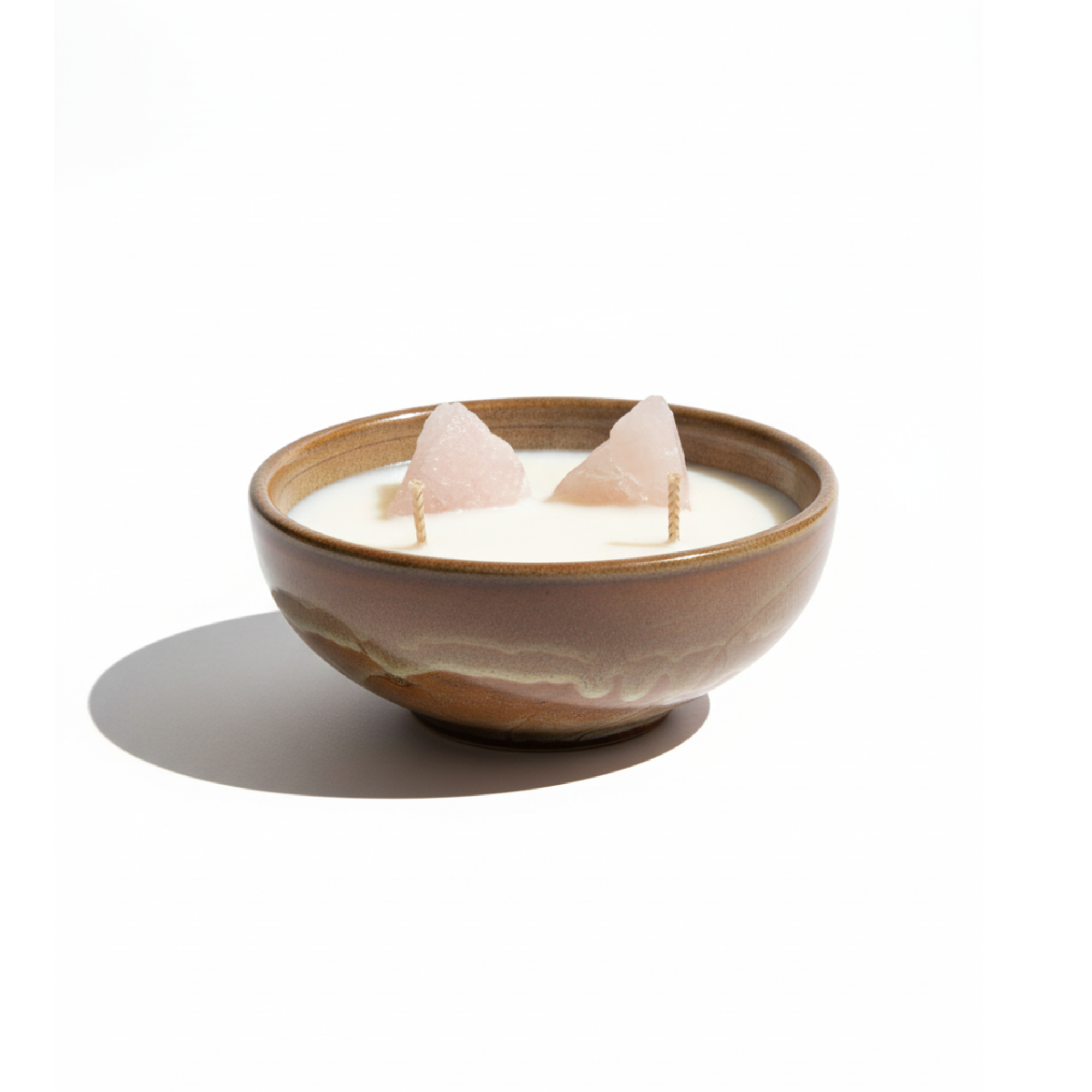 נר רוז קוורץ | פורצלן